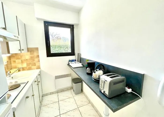 公寓 Charmant Rez De Jardin - 900m Plage De Pontaillac